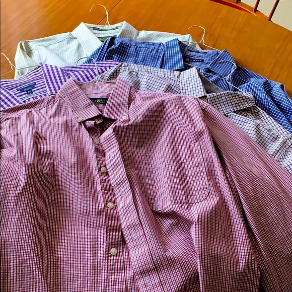 5 casual button down shirts - Picture 1 of 6
